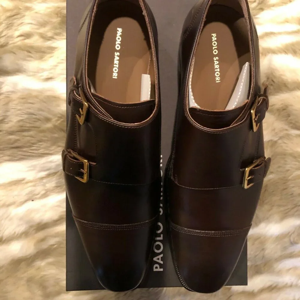Paolo Sartori Double Monk Buckle Oxfords